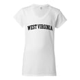 thumbnail image 2 of Wild Bobby State of West Virginia College Style Women Standard V-Neck Tee, 2 of 6