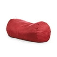 thumbnail image 2 of Zateety  Jasper Traditional 8 Foot Suede Cylindrical Bean Bag, Tuscany, 2 of 6