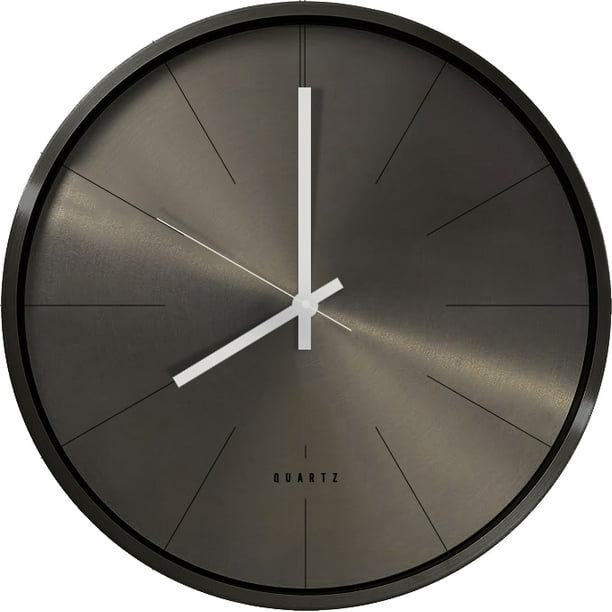 Reloj Pared Aluminio Ocre Oscuro | Modelo MC1089 | 30x4x30 cm