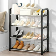Chmadoxn Shoe Rack for Closet,Closet Organizers and Storage, Multi Layer Quickly Assembled Shoe Rack Home Doorway Dormitory Space Saving Storage Cabinet Economic Shelves Plasti c shoe rack