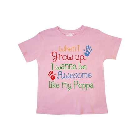 

Inktastic Awesome Like Poppa Gift Toddler Boy or Toddler Girl T-Shirt