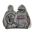 thumbnail image 5 of Oversized hoodie gothic punk style Harajuku streetwear letter print graffiti sweatshirt retro casual fashion pullover, 5 of 5