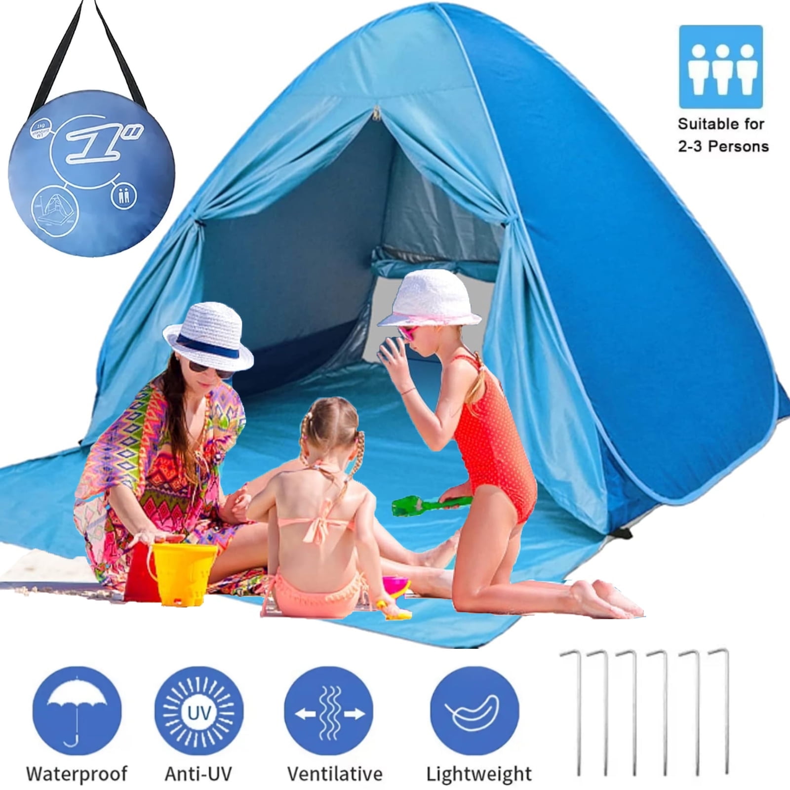 Old Bahama Bay Portable Beach Tent: Pop Up Shade Canopy Old Bahama Bay Portable Beach Tent: Pop Up Shade Canopy