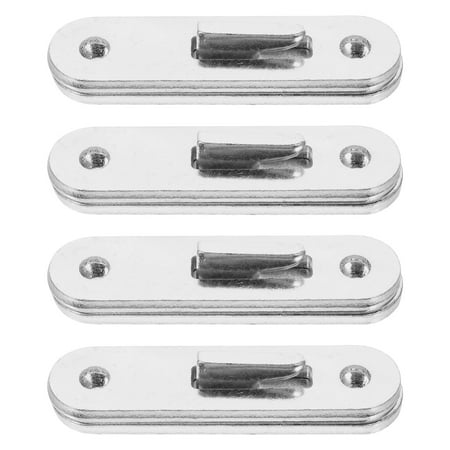 

ifundom 4pcs Round Bed Hook Bed Rail Bracket Bed Rail Hooks Plates Beds Frame Hooks