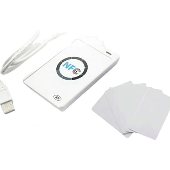 Quaqdae ACR122U Programmer ISO14443 Smart Chip Card Reader 13.56Mhz Tag Clone Copier IC 1K S50 Token Writer NFC Duplicator(C)