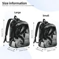 thumbnail image 4 of Rocae Running Horse for Durable Canvas Backpack Leisure Large Bag Travel Rucksack Multi-function Backpack Small, 4 of 8