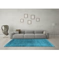 thumbnail image 3 of Ahgly Company Indoor Rectangle Oriental Light Blue Industrial Area Rugs, 6' x 9', 3 of 4