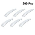 thumbnail image 2 of Miangastore 200pcs Practical Cosmetic Mask Scoop Beauty Tools Facial Cream Mask Plastic Spoon (Crescent Spoon), 2 of 8