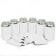 thumbnail image 3 of Enfriador de latas de cerveza Advancent Funda aislada de neopreno plegable color Blanco, 3 of 6