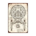 thumbnail image 1 of Letrero de aluminio con diseño de Star Enterprise NX-01 Sketch Da Vinci Art, letrero de metal para bar, pub, hogar, decoración de pared, arte retro en metal, tamaño: 12 x 8 pulgadas, 1 of 4