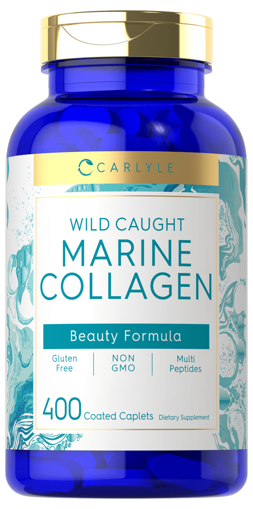Marine Collagen Peptides 400 Caplets with Hyaluronic Acid by