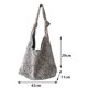 thumbnail image 5 of Bolsa de hombro de gran capacidad de algodón con estampado de leopardo retro para mujer (Beige) Ehuebsd Para Estrenar, 5 of 9