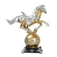 thumbnail image 1 of Adorno de caballo Figura de caballo Estatua Chimenea Escritorio Gabinete Decoraciones para el hogar Estante Soporte de TV Adorno de caballo de 24 x 27 x 11 cm, 1 of 8