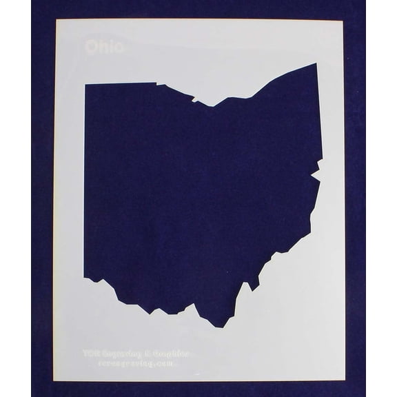 State of Ohio Stencil 14 Mil Mylar - Painting /Crafts/ Templates