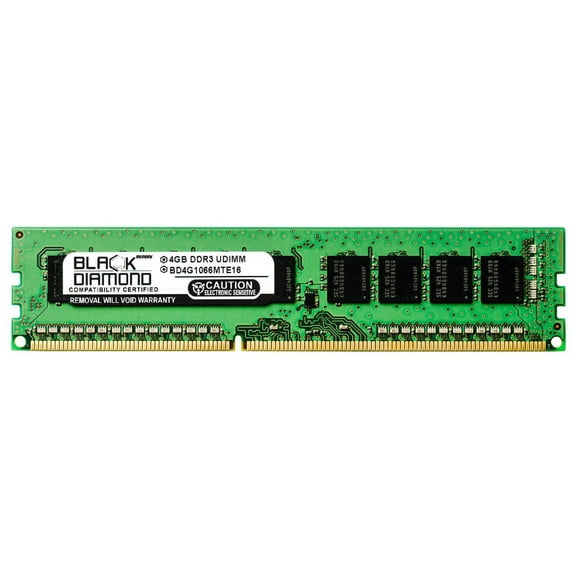 4GB RAM Memory for Apple Xserve 2.26GHz Quad-Core Xeon (MB449LL/A) 240pin PC3-8500 DDR3 UDIMM 1066MHz Black Diamond Memory Module Upgrade