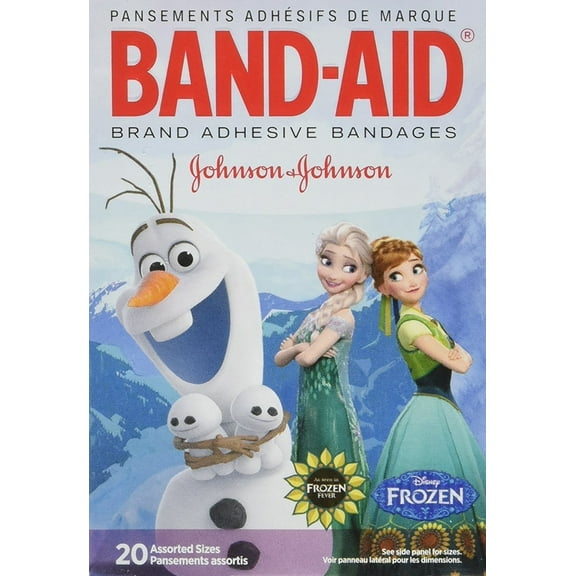 Band-Aid Adhesive Bandages, Disneys Frozen, Assorted Sizes, 20 Count