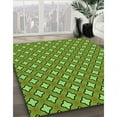thumbnail image 3 of Ahgly Company Machine Washable Indoor Rectangle Transitional Seaweed Green Area Rugs, 6' x 9', 3 of 7