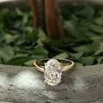 thumbnail image 4 of Pompeii 2ct Oval Cut Lab Grown Diamond Solitaire Engagement Ring 14k Rose Gold, 4 of 4