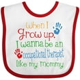 thumbnail image 3 of Inktastic Occupational Therapist Like Mommy Boys or Girls Baby Bib, 3 of 4