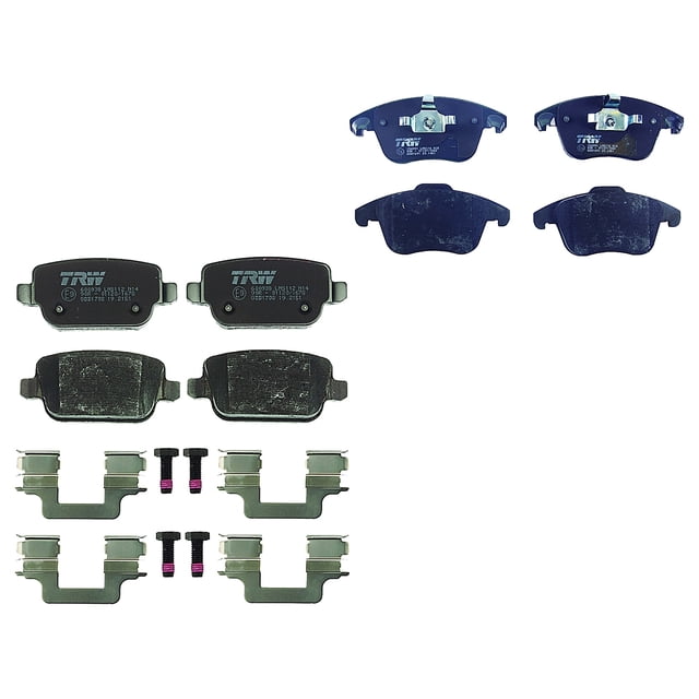 Set de Balatas Bajos Metales TRW Lr2 2008 A 2012 Land Rover Kit Completo Delantero y Trasero