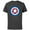 Charcoal, variant on Captain America Symbol of Truth Sam Wilson Shield - Short Sleeve Cotton T-Shirt for Adults - Customized-Navy