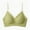 Green, variant on Seamless Bras for Women, Women's Gathering Underwear Sexy Lace Soft Steel Ring Adjustable Bra