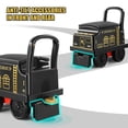 thumbnail image 2 of JOYLDIAS Train Carriage for Ride on Train with Songs, Stories, Storage and Handle, Black, 2 of 7