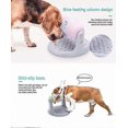 thumbnail image 4 of Pet Slow Feeder Dog Cat Puzzle Toy Dog Leakage Food Toy Bottom Non-Slip Mat Press Button Support ABS for Pet Feeding, 4 of 5