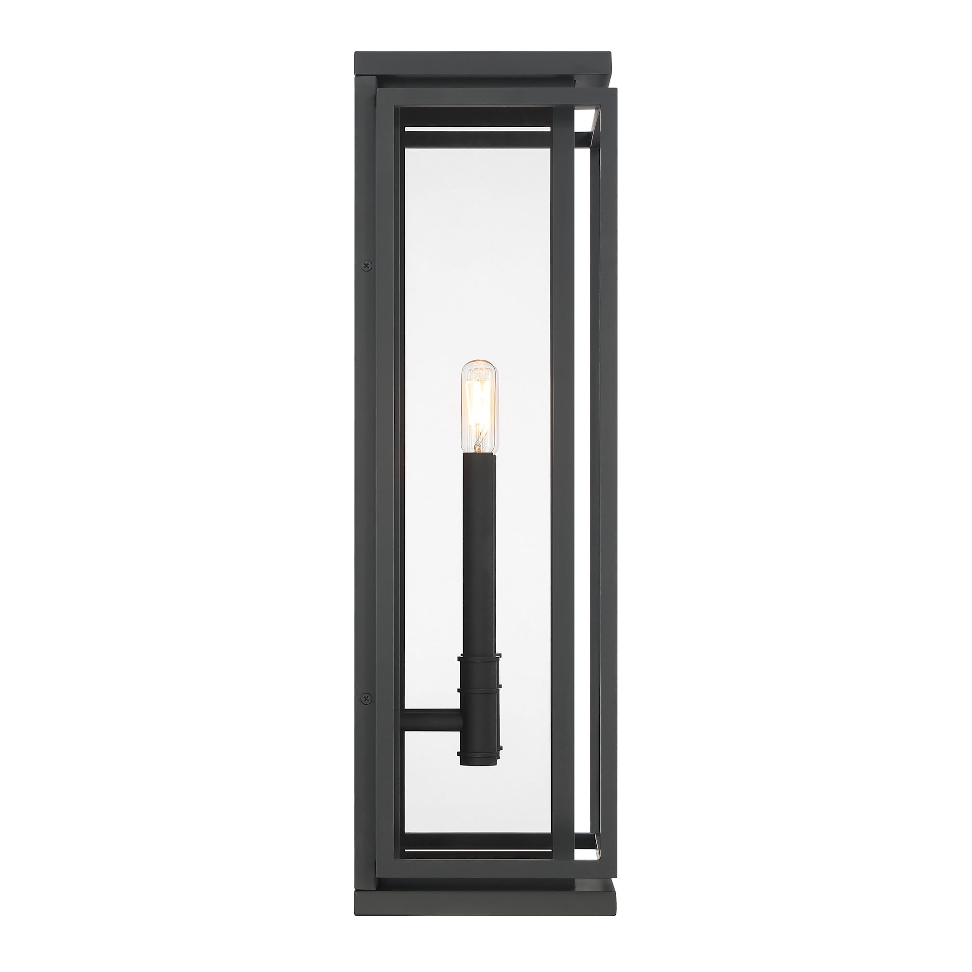 The Great Outdoors 78602-899 Stratford 2 Light 24" Tall Outdoor Wall Sconce - Dark Matte