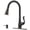 Oil Rubbed Bronze, variant on APPASO Brushed Nickel Kitchen Faucet, Stainless Steel Brushed Nickel High Arc Pull Out Kitchen Sink Faucets with Deck Plate and Soap Dispenser