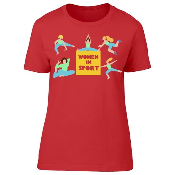 Graphic Women In Sport T-Shirt Women -Image by Shutterstock, Female 3X-Large