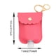 thumbnail image 5 of Minnieouse Botella de viaje de cuero PU Reemplazo portátil con estilo Reutilizable Recargable 30ml Viaje Viaje Titular de llavero con llavero Carteras Blanco Minnieouse AP012567-08, 5 of 6