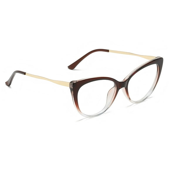 Cat Eye Blue Light Blocking Glasses Anti Eye Strain Computer Glasses Women Fashion Clear Frame Eyeglasses