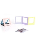 thumbnail image 3 of 10 Pcs Magnetic Photo Frame, Trianu Double Sided Magnetic Picture Frame Tabletop Picture Frames for Fujifilm Instax Square or Hold Cards, Bills, Business Cards, 2 x 3inch, Multicolor, 3 of 9