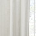 thumbnail image 4 of Madison Park Kyler 2-Piece Linen Blend Light Filtering Curtain Panel Pair in White, 52"x84", 4 of 8
