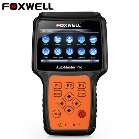 Foxwell NT644 Pro Full System OBD2 Scanner Oil Reset Transmission ABS SRS/Airbag TPS CVT EPB Gear Learn Odometer BRT DPF TPMS Injector SAS OBD2 Diagnostic Scan Tool Full