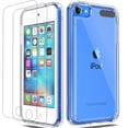 thumbnail image 1 of iPod Touch 7 Case, iPod Touch 6 5 Case with Screen Protector, Slim Bumper Hard Case for Apple iPod Touch 5 / 6th / 7th Generation, Blue, 1 of 8