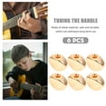 thumbnail image 4 of 6 Pcs Metal Guitar Pegs Small Oval Guitar Tuning Pegs Keys Guitar Heads Buttons, 4 of 8
