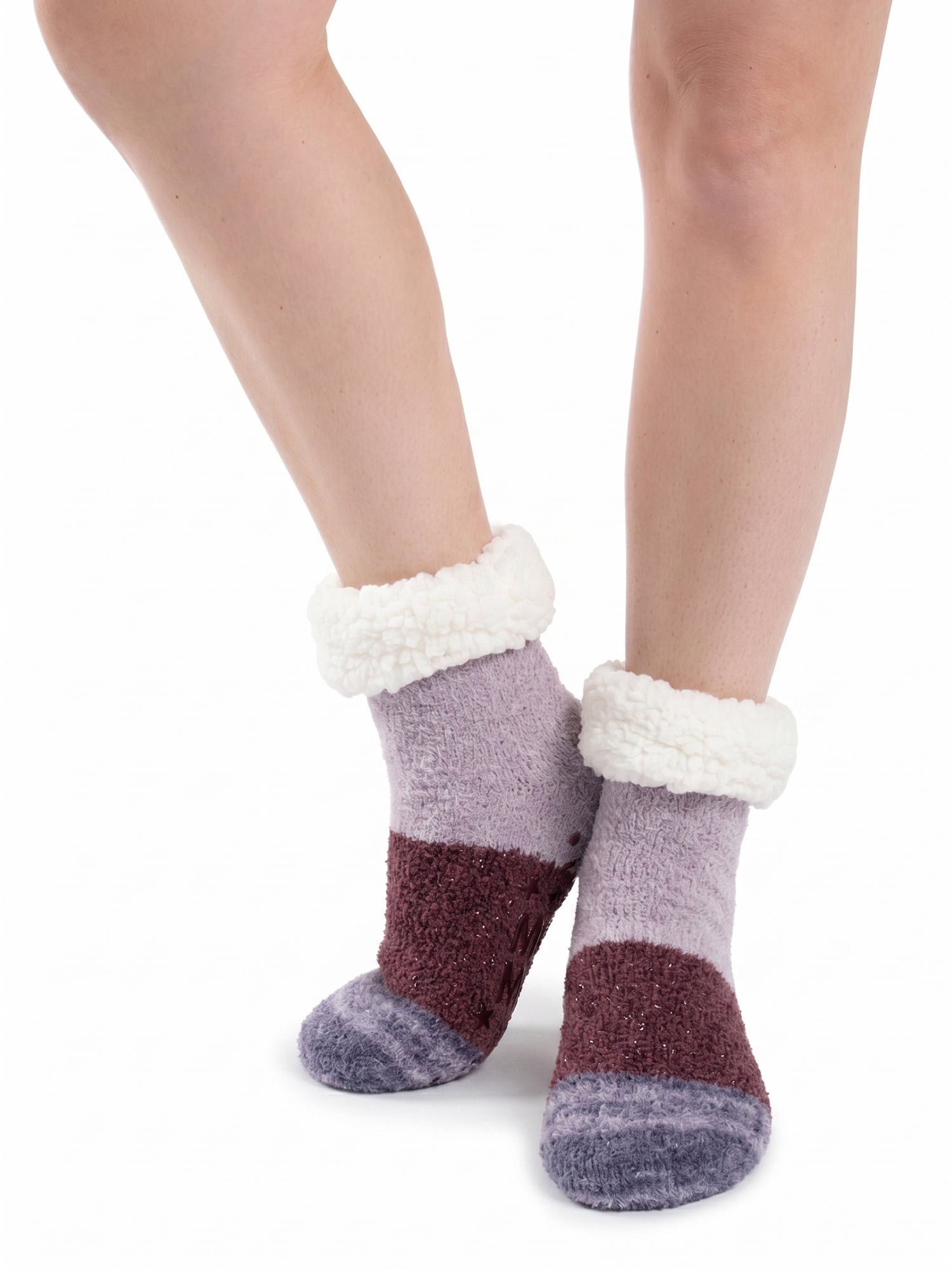 MUK LUKS Women's Short Cabin Socks, 1-Pack, OSFM