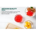 thumbnail image 4 of Soeos Strawberry flavored Popping Boba, Bursting Boba Pearls for Bubble Tea, Beverages, Shakes, Desserts, Smoothie and Ice Cream Topping (2.99kg, 1 Pack), 4 of 8