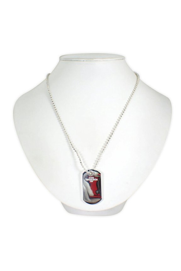 Pre-Owned TIFFANY 925 Dog Tag Coin Edge Pendant