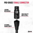 thumbnail image 2 of LyxPro Quad Series 3-Foot XLR Cable, 4-Conductor, Male to Female, 2 of 5