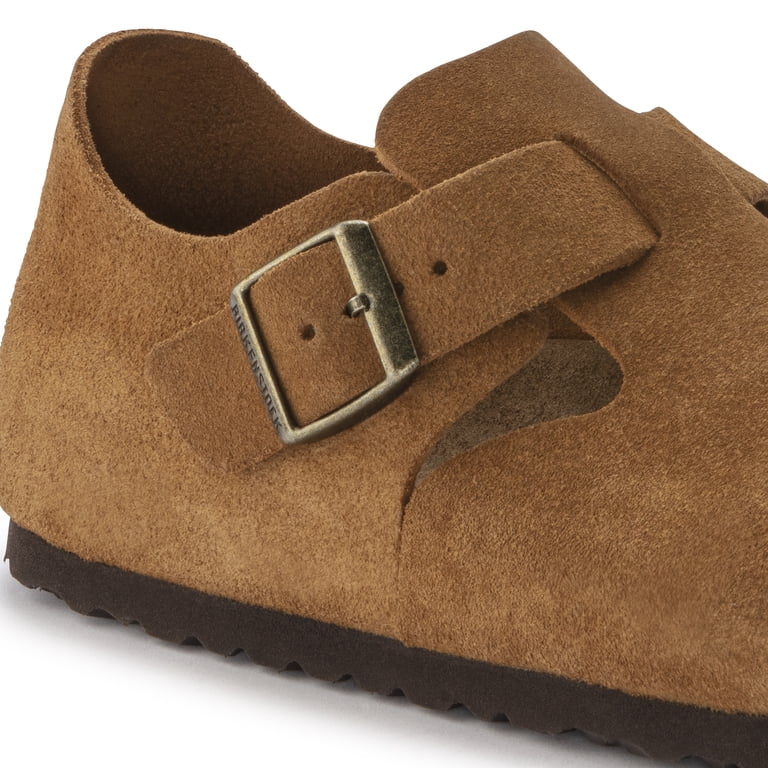 Birkenstock London Suede Clog, 43, Brown - Walmart.com