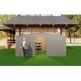 thumbnail image 2 of Metal Outdoor Storage Shed 13FT x 11FT, Metal Shed Kit with  Dual-Zone Storage, Metal Sheds Outdoor Storage for Backyard Garden Patio Lawn, Black, 2 of 7