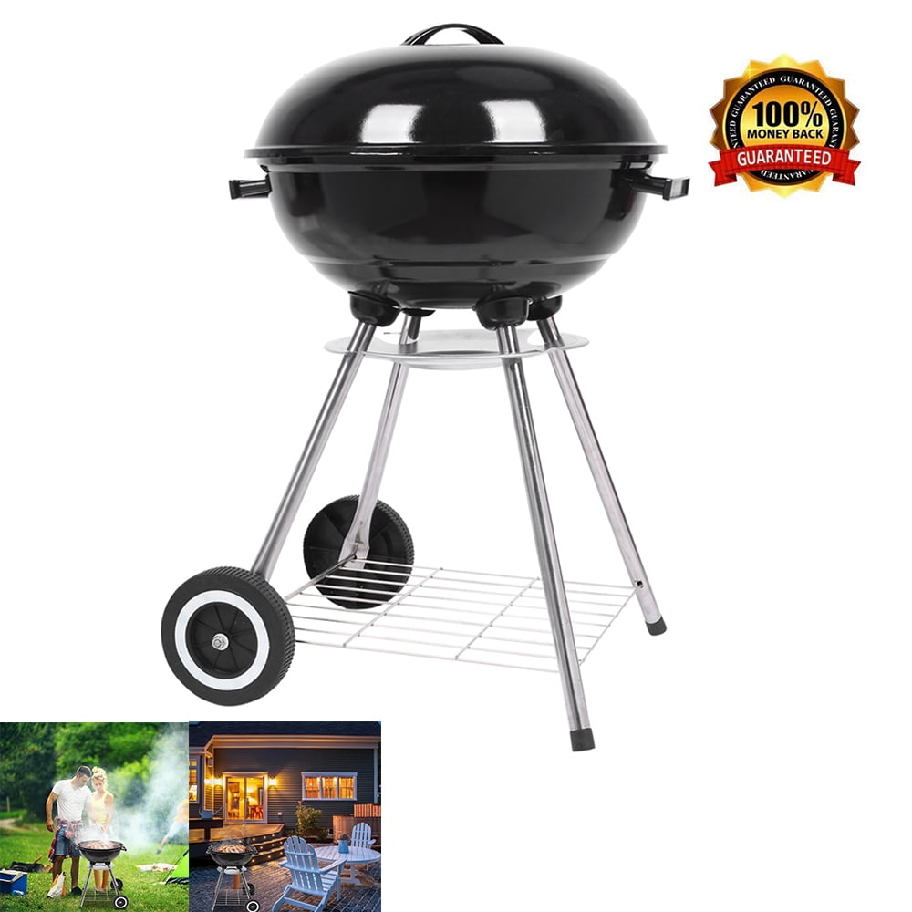 Gedeeltelijk Plotselinge afdaling Haarvaten Portable BBQ Grills Clearance Charcoal with Wheels, Upgrade Steel Camping  Grill, Outdoor Charcoal Grills for Barbecue Picnic Trailing Camping  Outdoor, 18-Inch, Black, Q4547 - Walmart.com