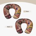 thumbnail image 2 of Saiise Bluey Print Travel Pillow,Memory Foam U Shaped Neck Pillow,Portable Headrest Great for Airplane Chair, Car,Home,Office,Sleeping Rest Cushion, 2 of 7