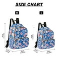 thumbnail image 2 of FORMRS Mini Backpack Purse for Women Travel Daypack Casual Shoulder Bag, Blue Daisy, 2 of 7