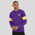 thumbnail image 6 of Men's Darius Rucker Collection by Fanatics Purple Minnesota Vikings Waffle-Knit Raglan Long Sleeve Henley T-Shirt, 6 of 6