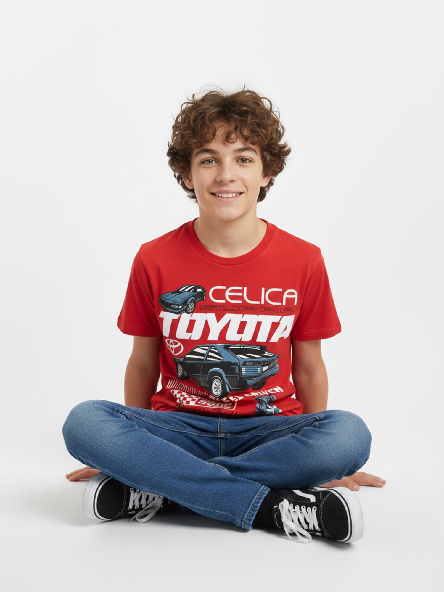 Toyota Boys' Graphic Tee with Short Sleeves, Supra, Sizes 4-18