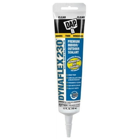 DAP 18857 5.5 oz. Advanced Indoor & Outdoor Premium Latex Sealant - Clear